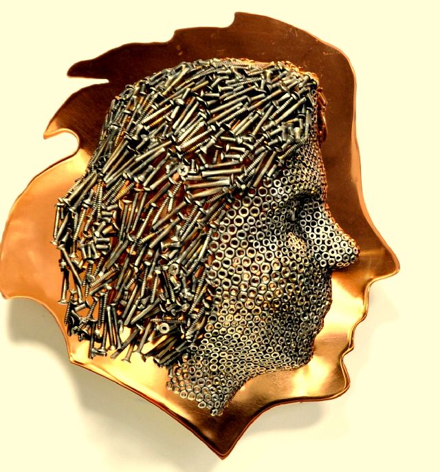 sculpture jardin tete 