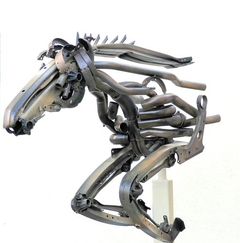 tete cheval en pieces automobile
