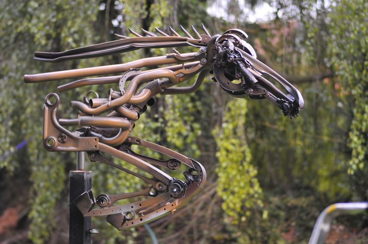 cheval metallique pour jardin