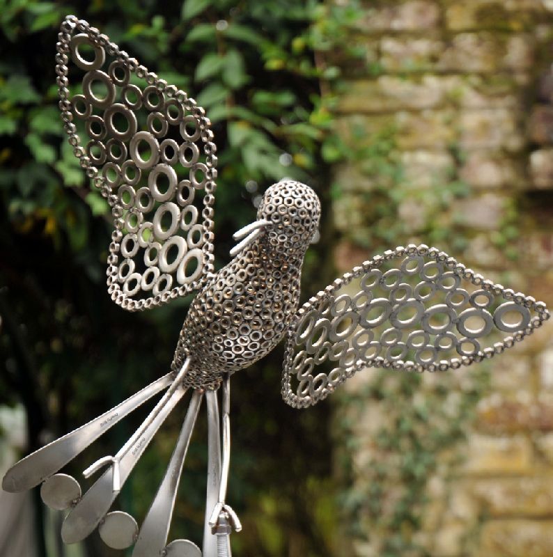 sculpture mtal  oiseau 