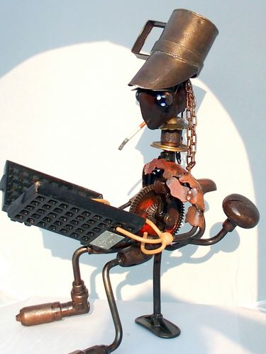 lecteur de fer a galette en metal